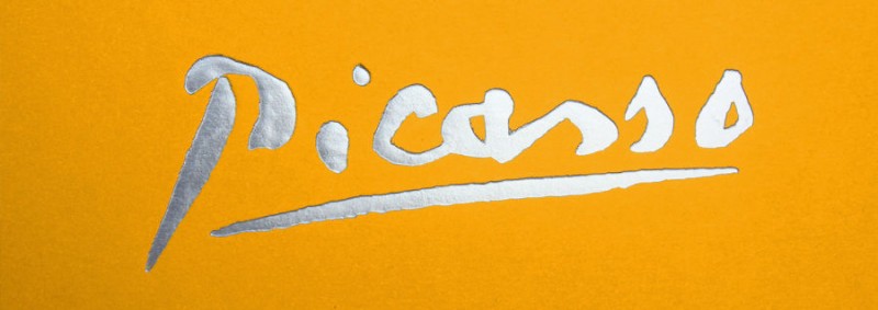 cadeau d'affaire signature picasso orange argenté luxe packaging boite porcelaine marc de ladoucette
