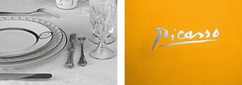 Marc de ladoucette porcelaine paris picasso signature luxe art de la table