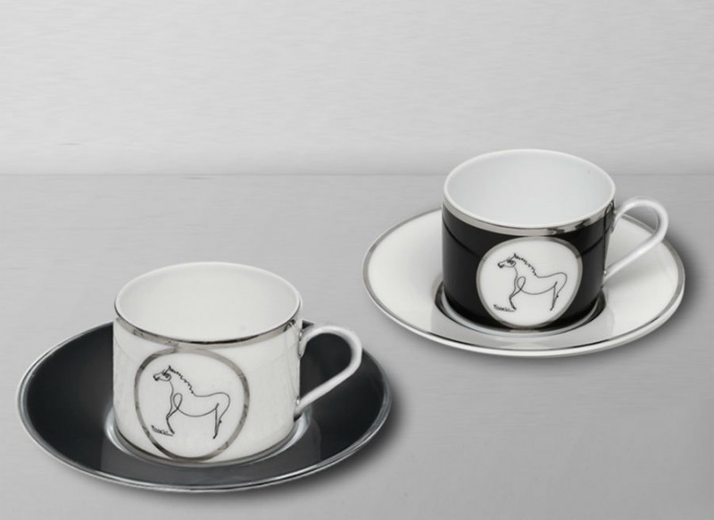 Picasso tasse porcelaine paris parisien café thé soucoupe marc de la doucette luxe