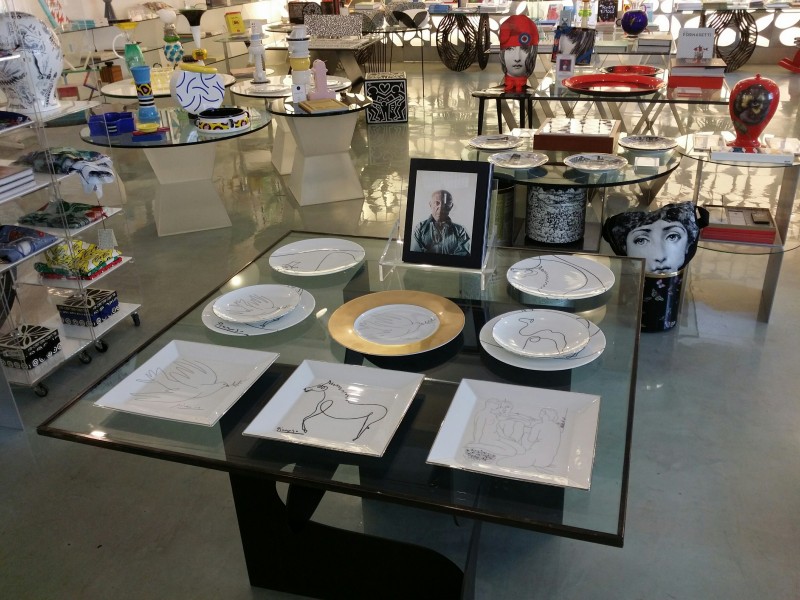 Boutique art de la table picasso paris marc de ladoucette scenographie Corso