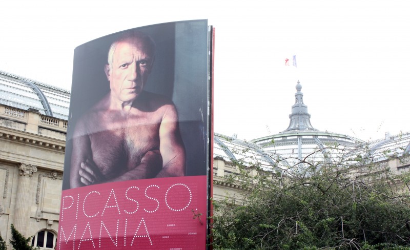 Picasso mania exposition paris grand palais musée affiche